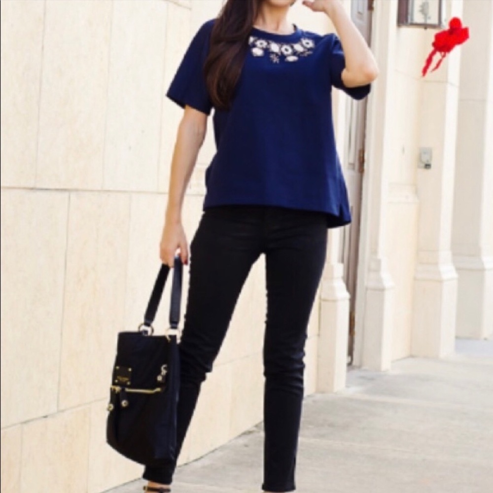 J Crew SHORT SLEEVES STRUCTURED NECKLACE